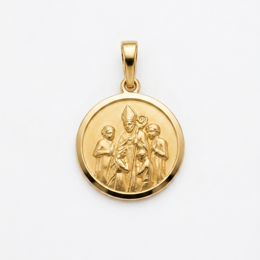 18ct Yellow Gold Confirmation Medal