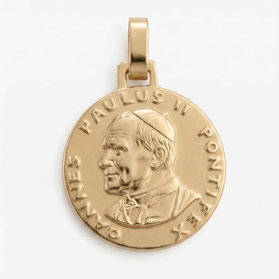 18ct Yellow Gold Joannes Paulus Medal