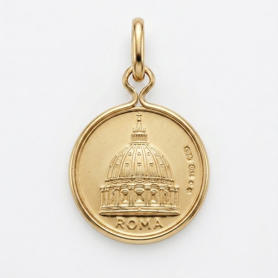 18ct Yellow Gold Joannes Paulus (Pope John Paul II) Medal