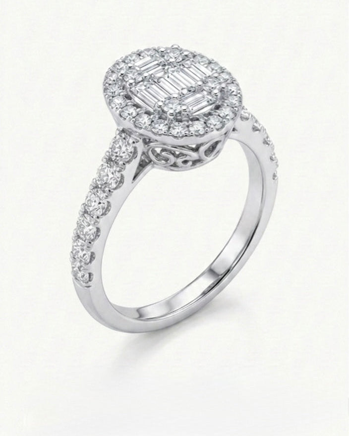 Filigre Diamond Ring