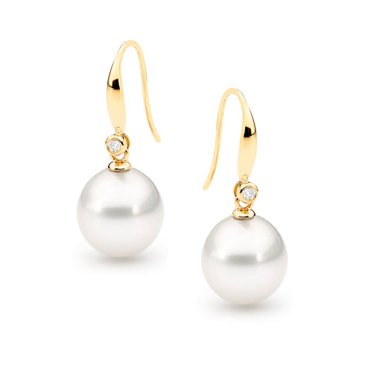 9ct Yellow Gold Edison Pearl Earrings