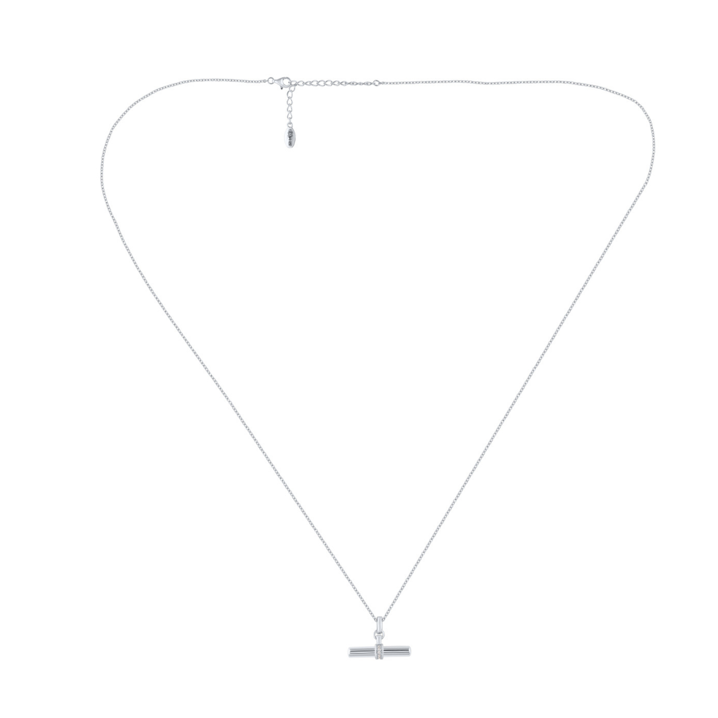 Georgini Alchemy Andy Fob Pendant Silver