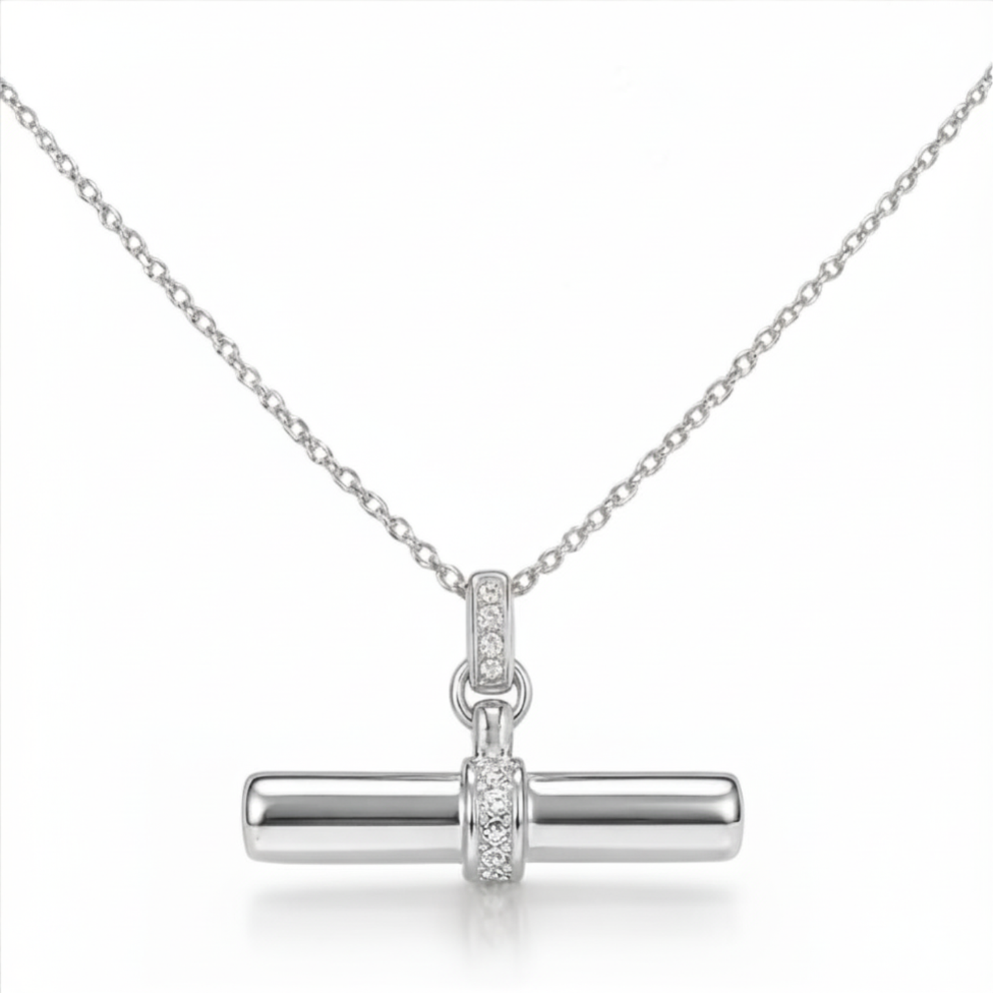 Georgini Alchemy Andy Fob Pendant Silver