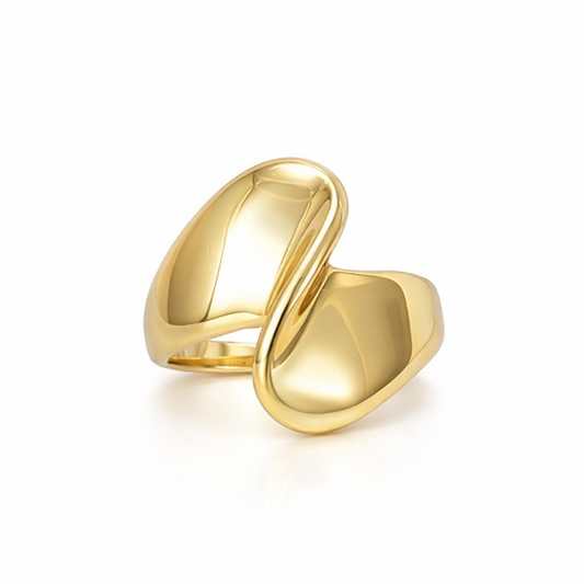 Georgini Alchemy Flow 925 Ring Gold