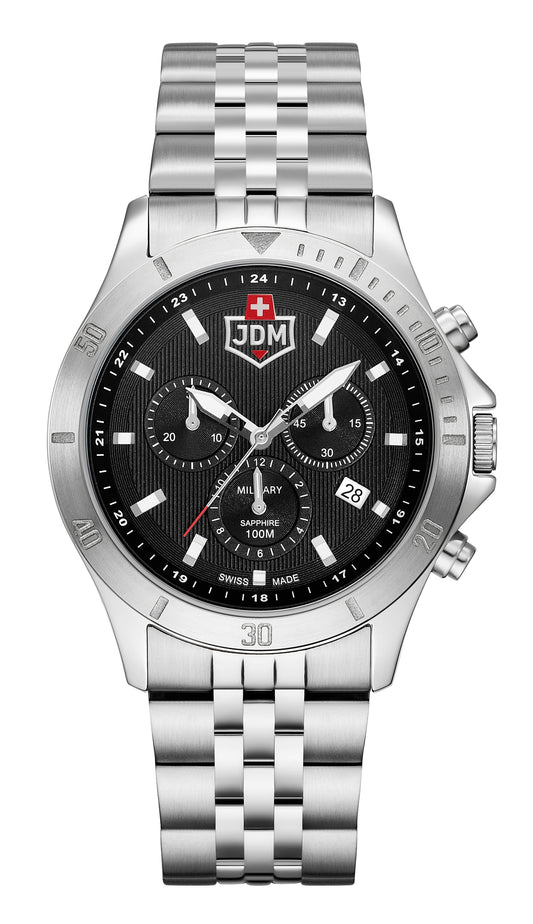 Jacques du Manoir Military Delta Chrono Black Watch