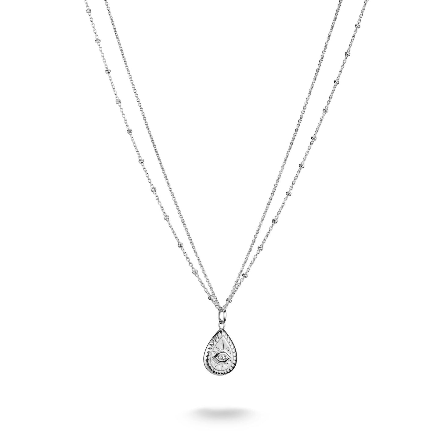 THOMAS SABO Double Necklace with Zirconia Eye
