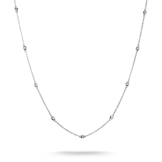 THOMAS SABO Necklace with White Zirconia Stones