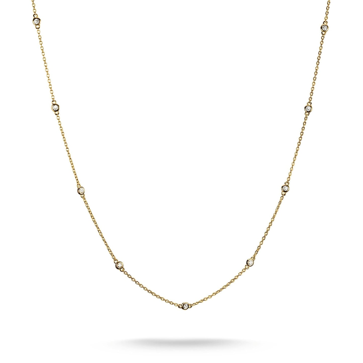 THOMAS SABO Necklace with White Zirconia Stones
