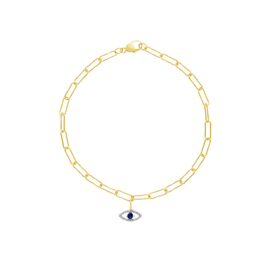0.02ct Lab Grown Diamond 17-19cm Bracelet in 9ct Yellow Gold