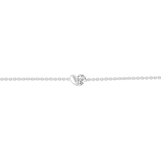 0.15ct Lab Grown Diamond Bracelet in 9ct White Gold