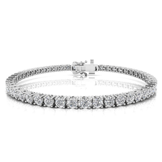 7.00ct Lab Grown Diamond Bracelet in 9ct White Gold