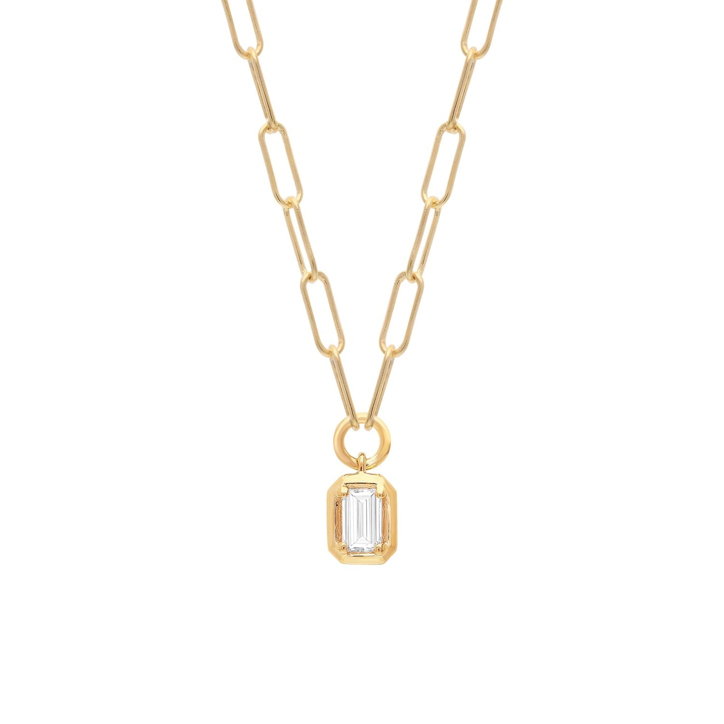 0.5ct Lab Grown Diamond Necklace in 9ct Yellow Gold