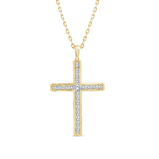 1.00ct Lab Grown Diamond Necklace in 9ct Yellow Gold