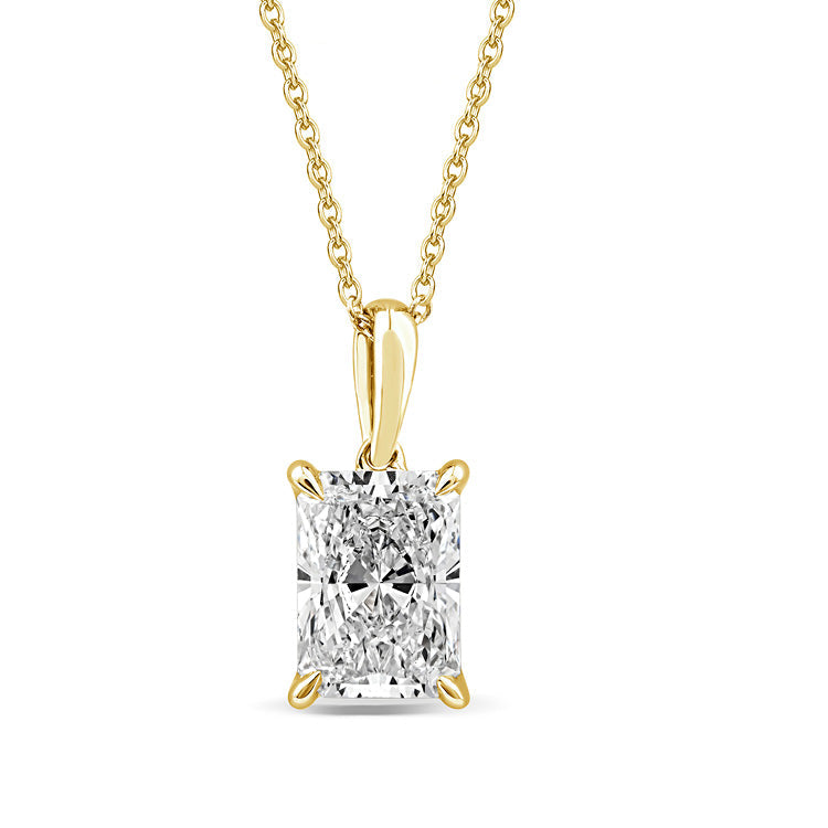 1.00ct Lab Grown Diamond Necklace in 9ct Yellow Gold