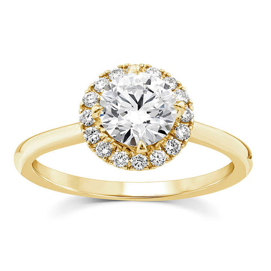 1.15ct Lab Grown Diamond Ring in 9ct Yellow Gold