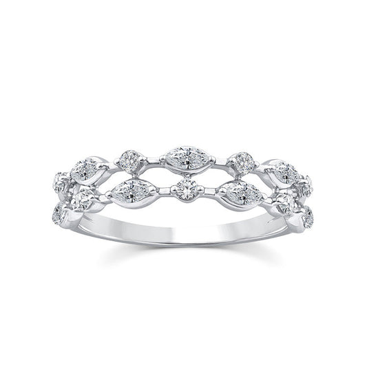 0.40ct Lab Grown Diamond Ring in 9ct White Gold