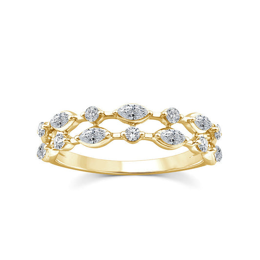 0.40ct Lab Grown Diamond Ring in 9ct Yellow Gold