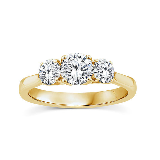 1.00ct Lab Grown Diamond Ring in 9ct Yellow Gold