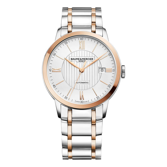 Baume & Mercier Classima Automatic, Date, 18K Pink Gold Capped Men's Watch 40mm