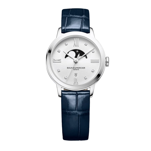 Baume & Mercier Classima Quartz, Moon Phase, Diamond Set Women's Watch 31mm