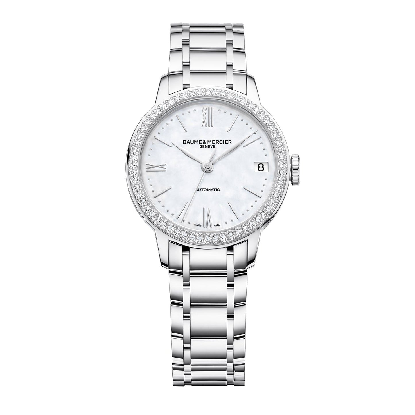 Baume & Mercier Classima Automatic, Date, Diamond Set Women's Watch 31mm
