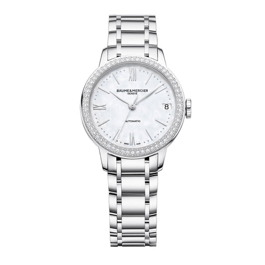 Baume & Mercier Classima Automatic, Date, Diamond Set Women's Watch 31mm