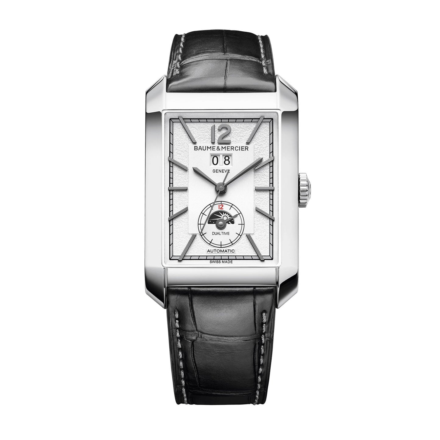 Baume & Mercier Hampton Automatic, Dual Time, Big Date Men's Watch 48 x 31mm