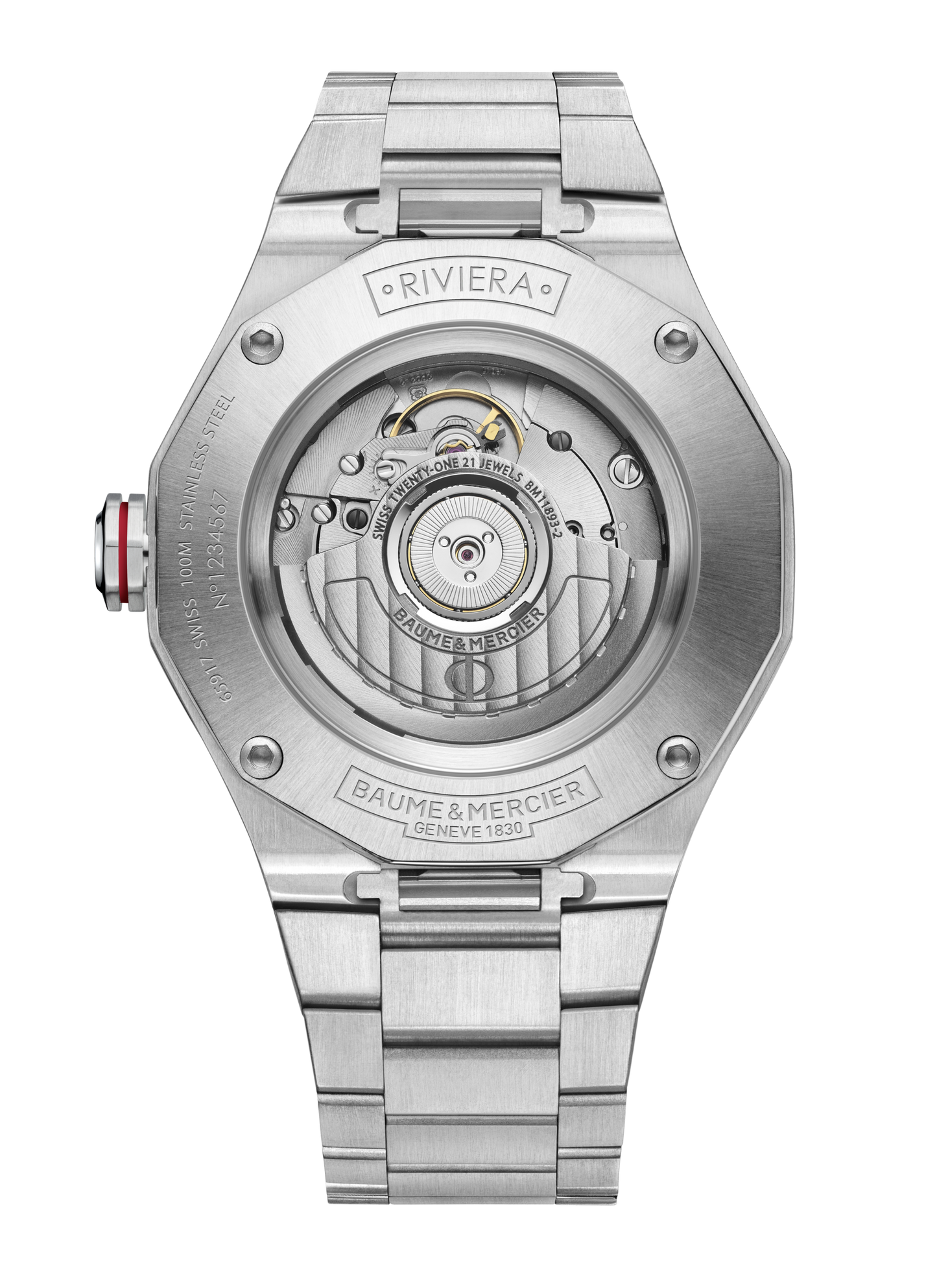 Baume & Mercier Riviera Automatic Watch Date Display - 42mm