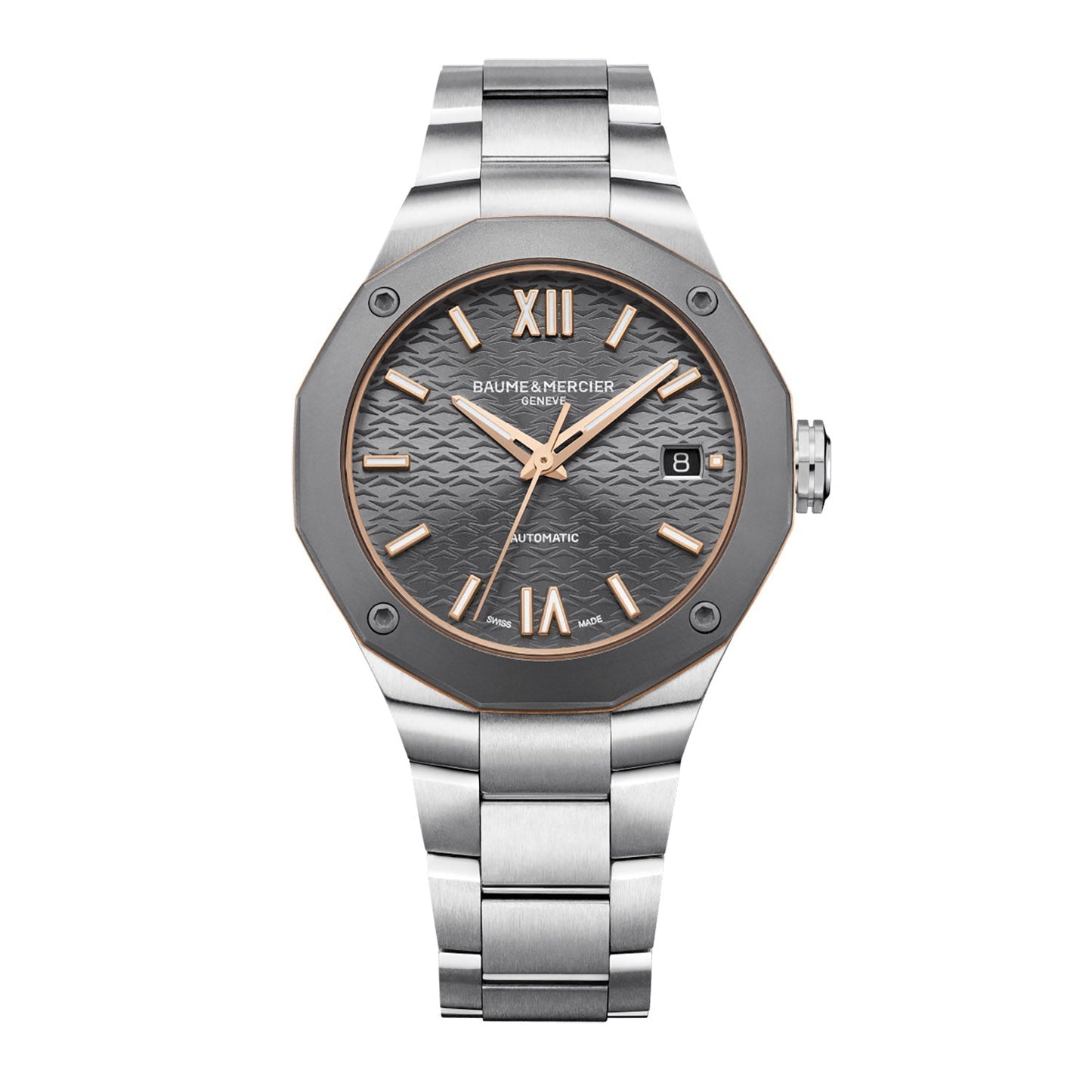 Baume & Mercier Riviera Automatic Watch, Steel Titanium - 36mm