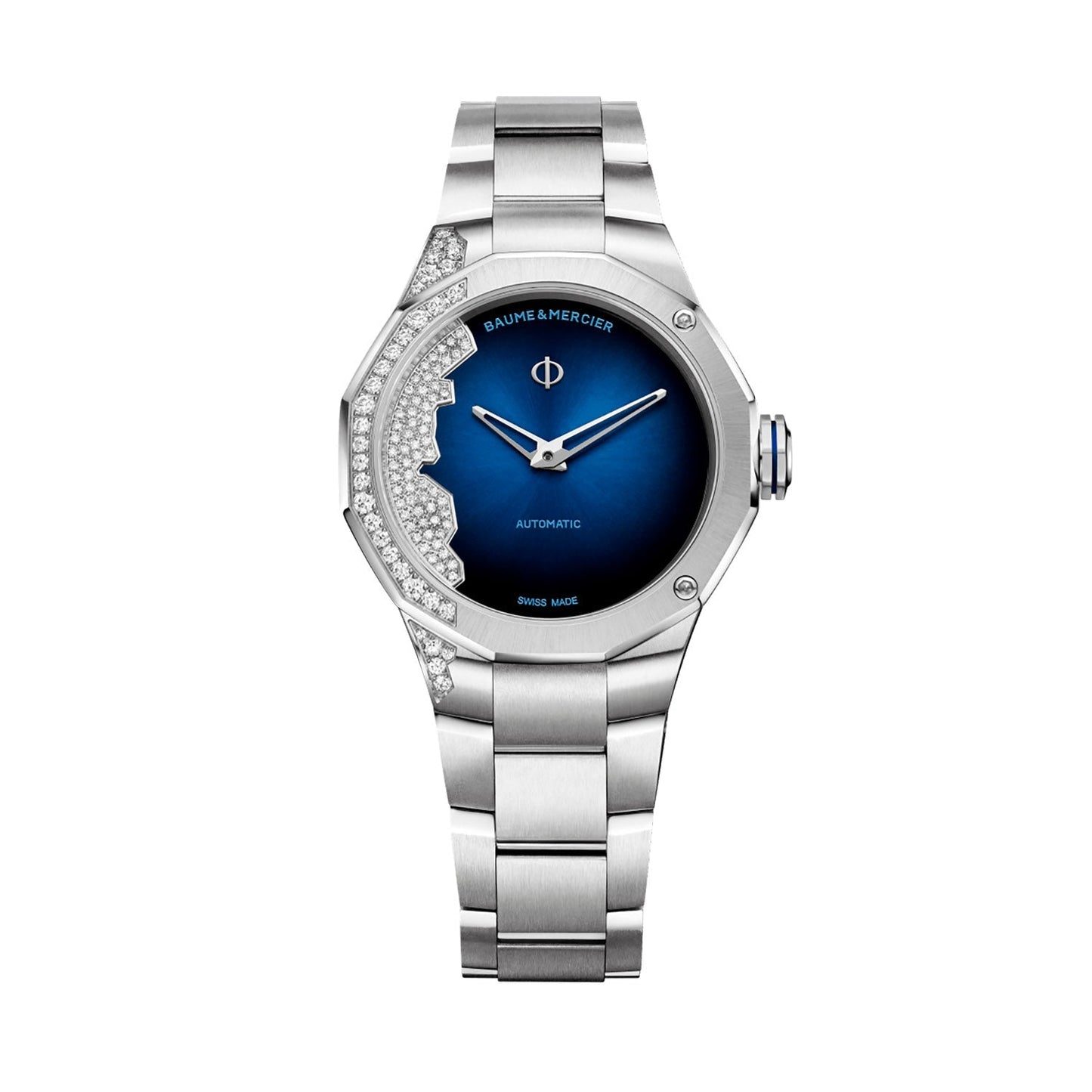 Baume & Mercier Riviera Automatic Watch, Diamond Set - 33mm