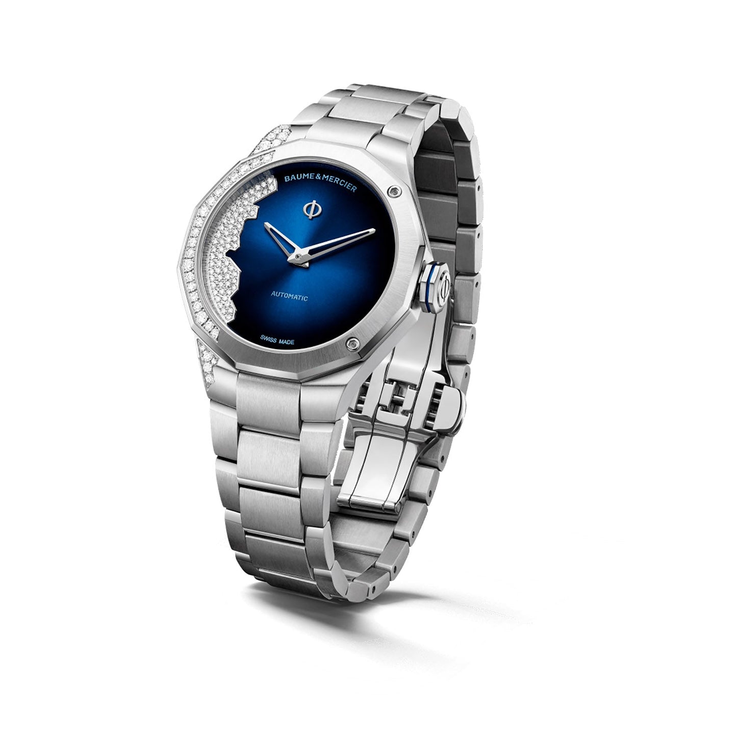 Baume & Mercier Riviera Automatic Watch, Diamond Set - 33mm