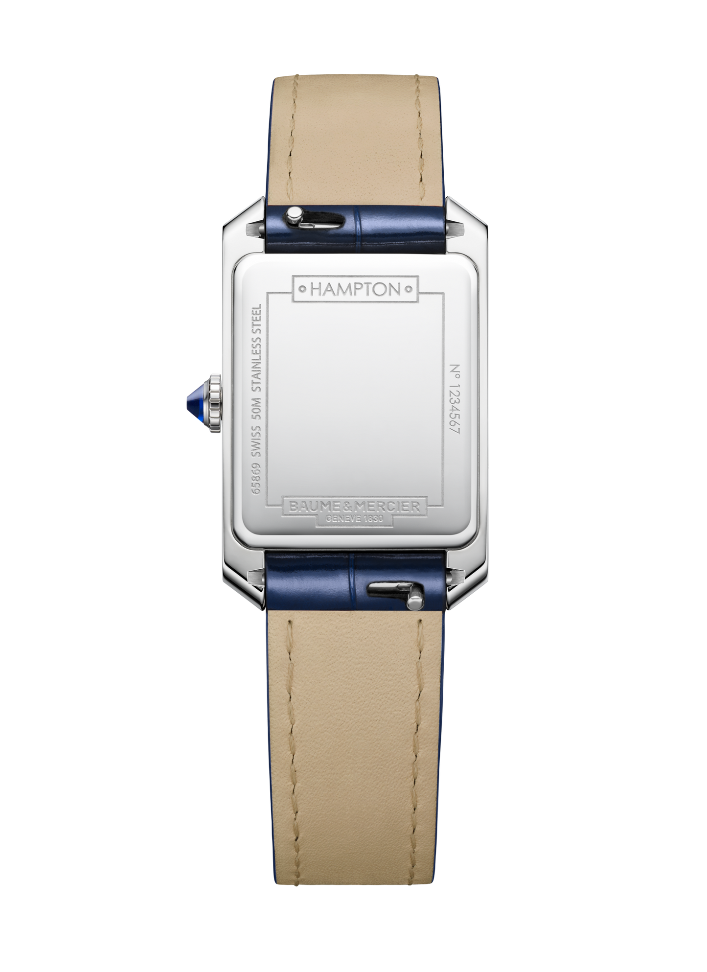 Baume & Mercier Hampton Watch Diamond Set - 35 x 22mm