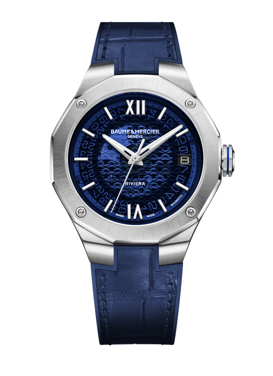 Baume & Mercier Riviera Automatic Watch Date Display - 39mm