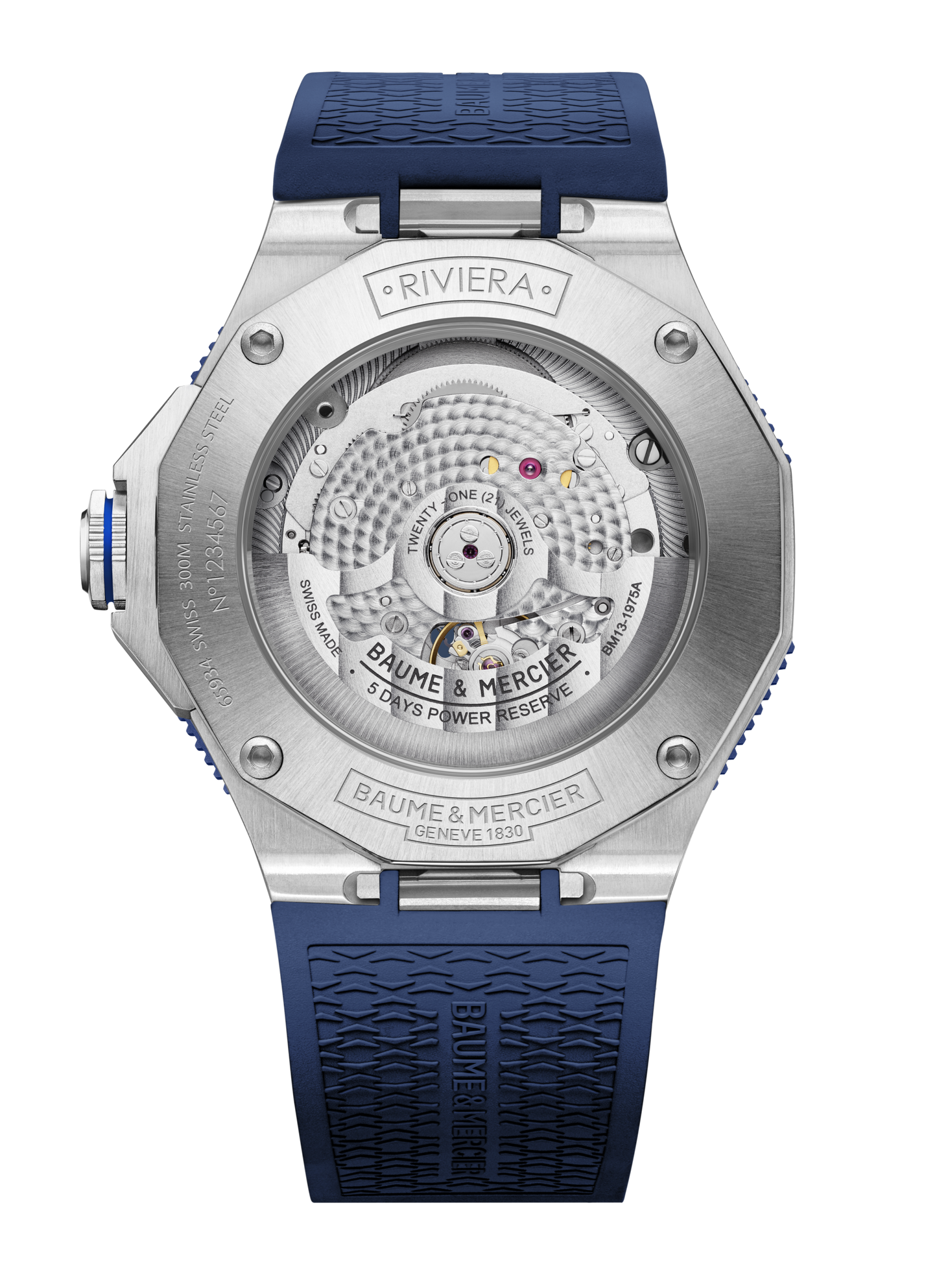 Baume & Mercier Riviera Automatic Watch Date Display - 42mm