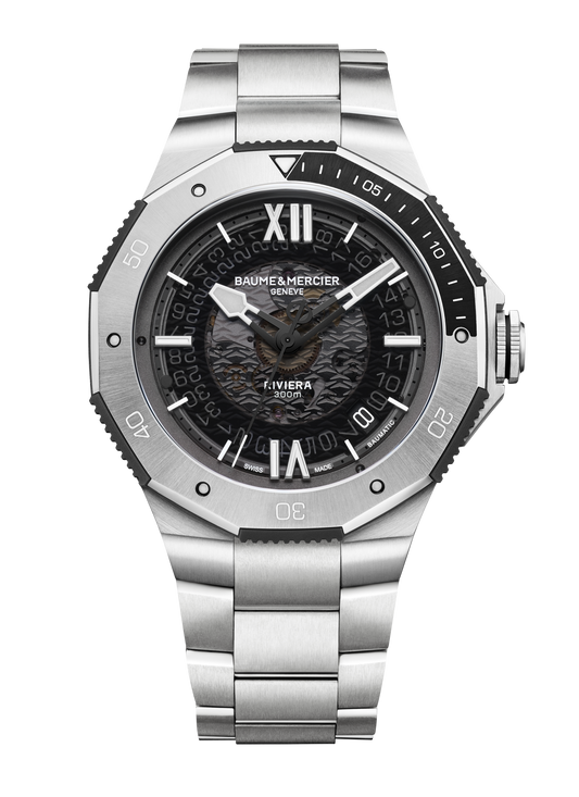 Baume & Mercier Riviera Automatic Watch Date Display - 42mm