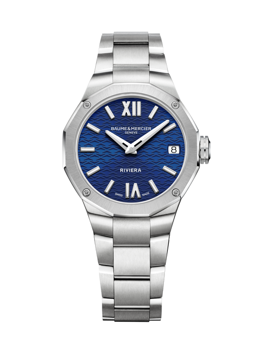 Baume & Mercier Riviera Quartz Watch Date Display - 33mm