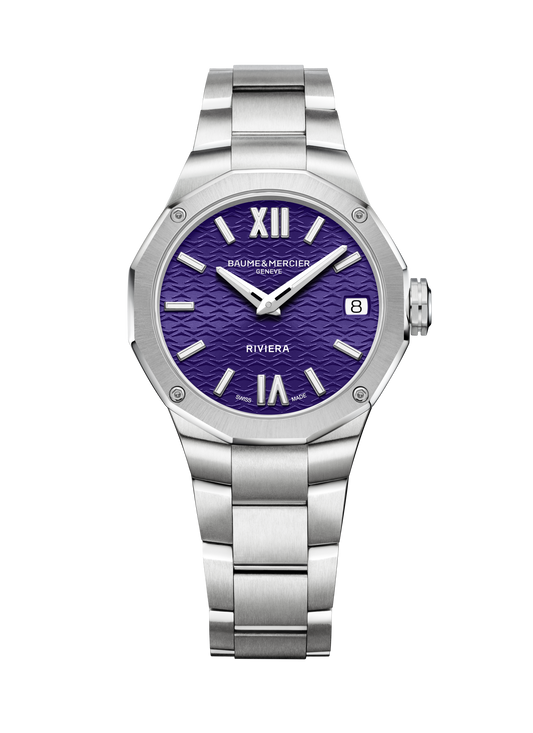 Baume & Mercier Riviera Quartz Watch Date Display - 33mm