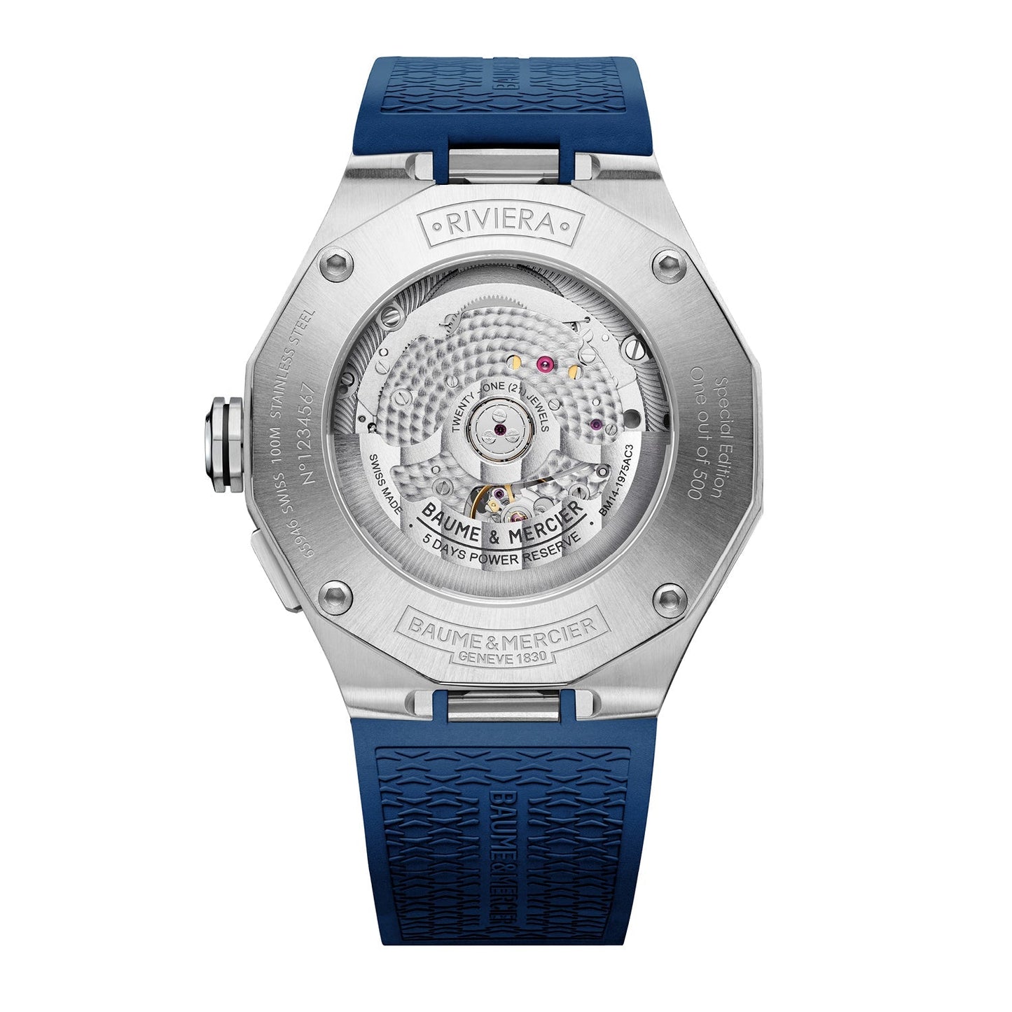 Baume & Mercier Riviera 10761 Automatic, Tideograph Men's Watch 43mm