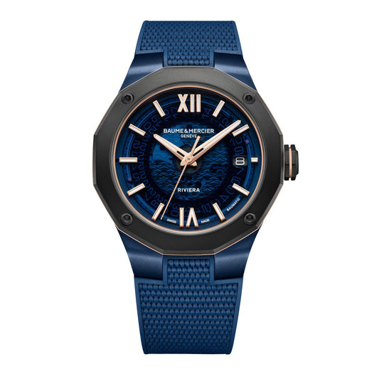 Baume & Mercier Riviera 10769 Automatic, Steel Titanium Men's Watch 42mm