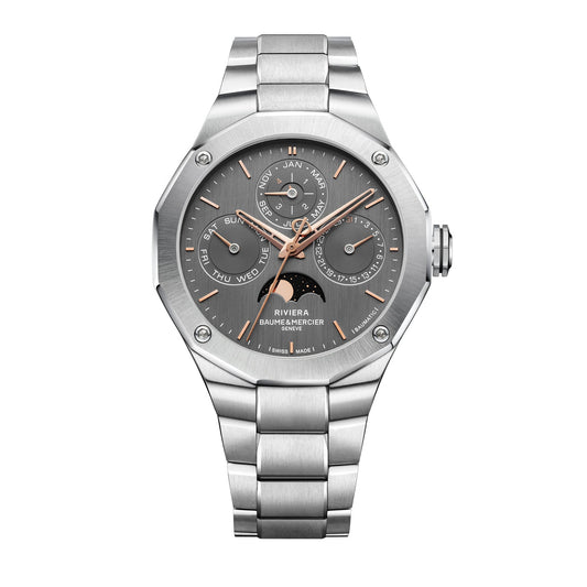 Baume & Mercier Riviera 10786 Automatic, Perpetual Calendar Unisex Watch 40mm