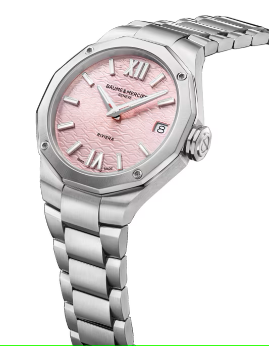 Baume & Mercier Riviera 10812 Quartz, Date Display Women's Watch 33mm