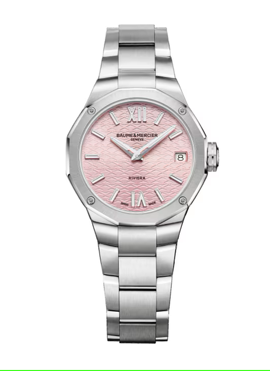 Baume & Mercier Riviera 10812 Quartz, Date Display Women's Watch 33mm