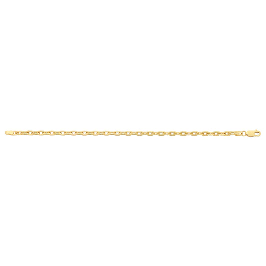 9ct Gold Silver Filled 19cm Bracelet