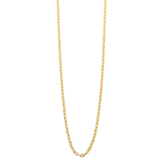 9ct Gold Silver Filled 50cm Chain