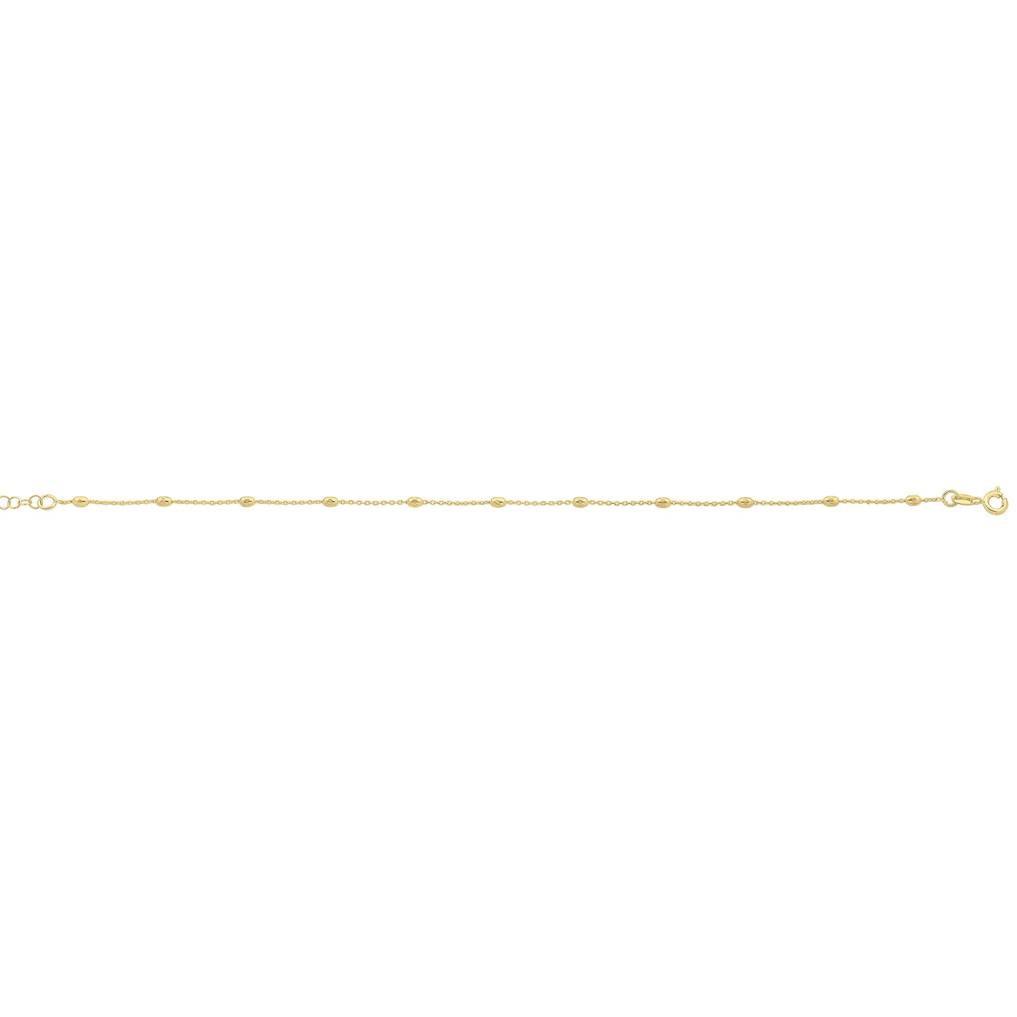 Gold-Plated Sterling Silver Anklet
