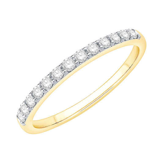 9ct gold diamond ring