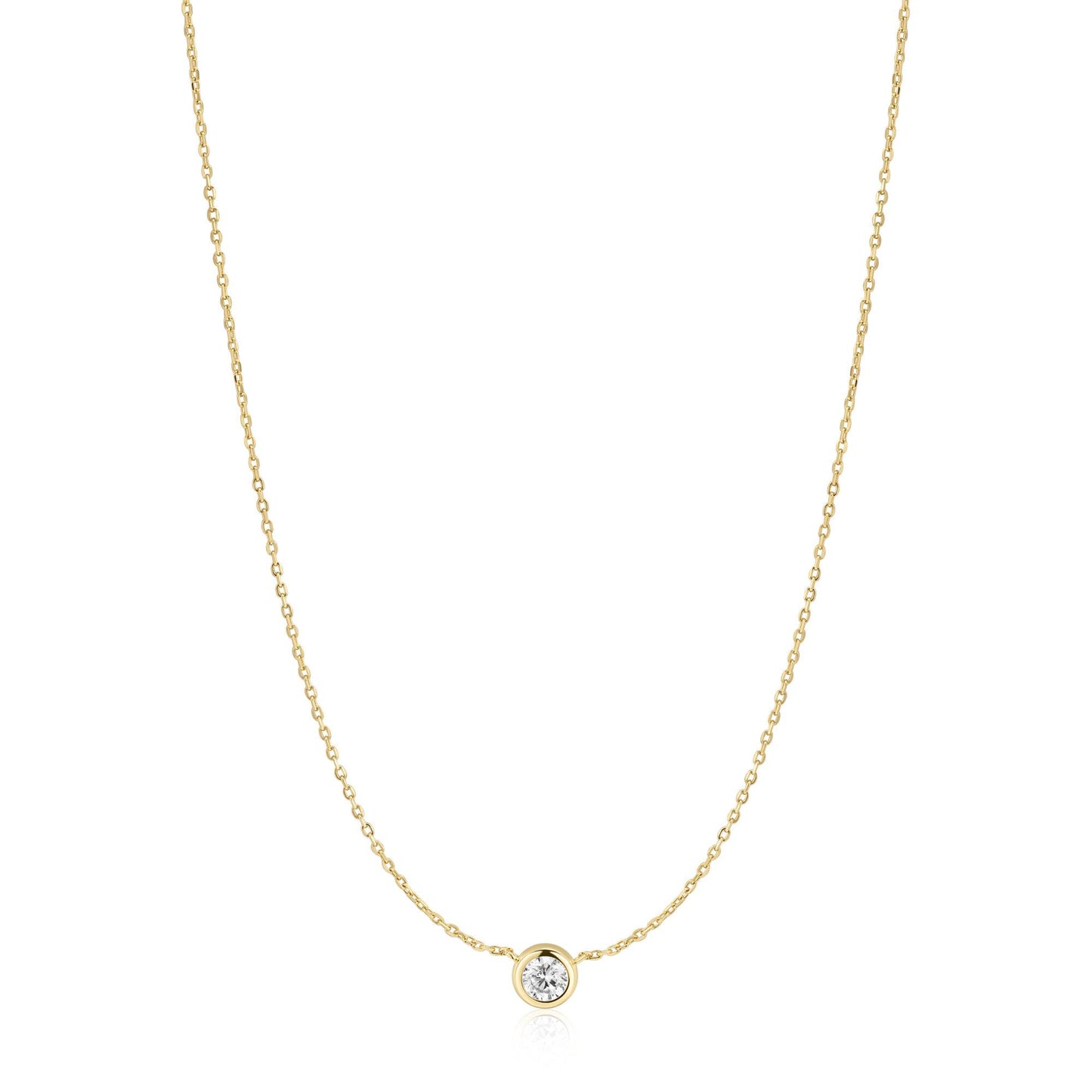 Ania Haie Gold Solitaire Necklace