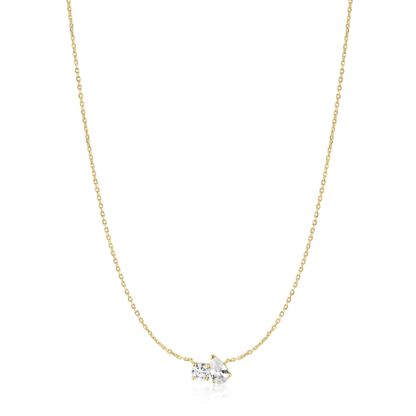 Ania Haie Gold Toi & Moi Necklace