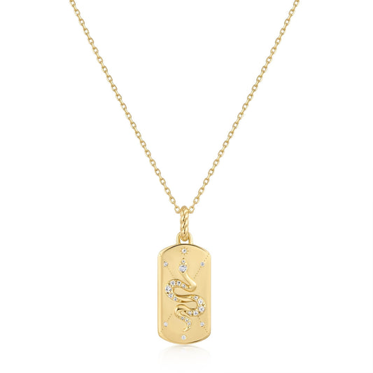 Ania Haie Gold Serpent Necklace
