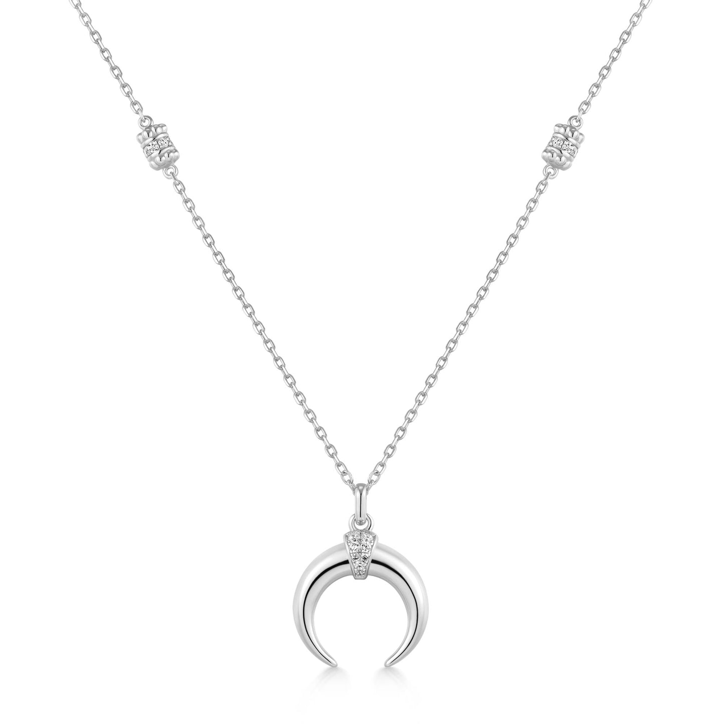 Ania Haie Silver Reversible Horn Necklace